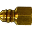 Adaptador flare de gas hembra de 1/4" x 1/4"
