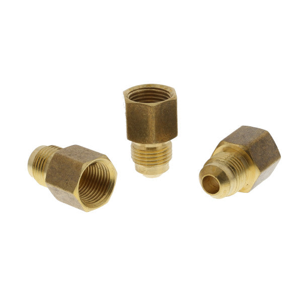 Adaptador flare de gas hembra de 3/8" x 3/8"