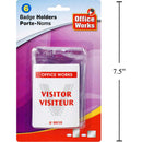 Porta credenciales de visitante, porta carnet ( 6pzas)