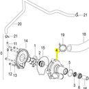 Tapa de bomba de agua NEGRA (TRK502X)