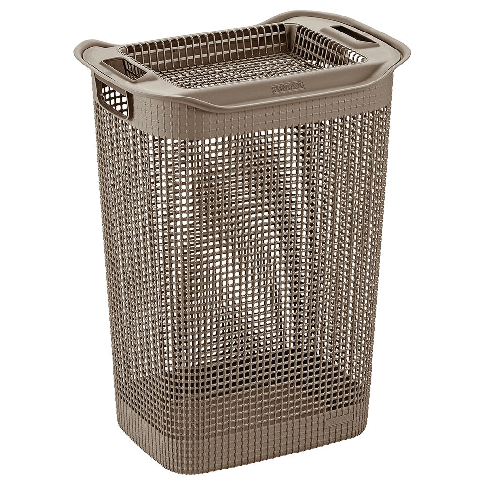 Canasta para ropa linum, de 50l, color mocca