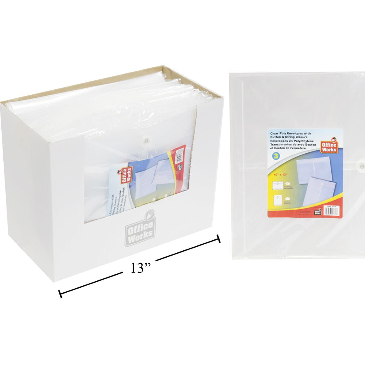 Portadocumentos carpetas de PVC de 3 piezas, 10x13 "