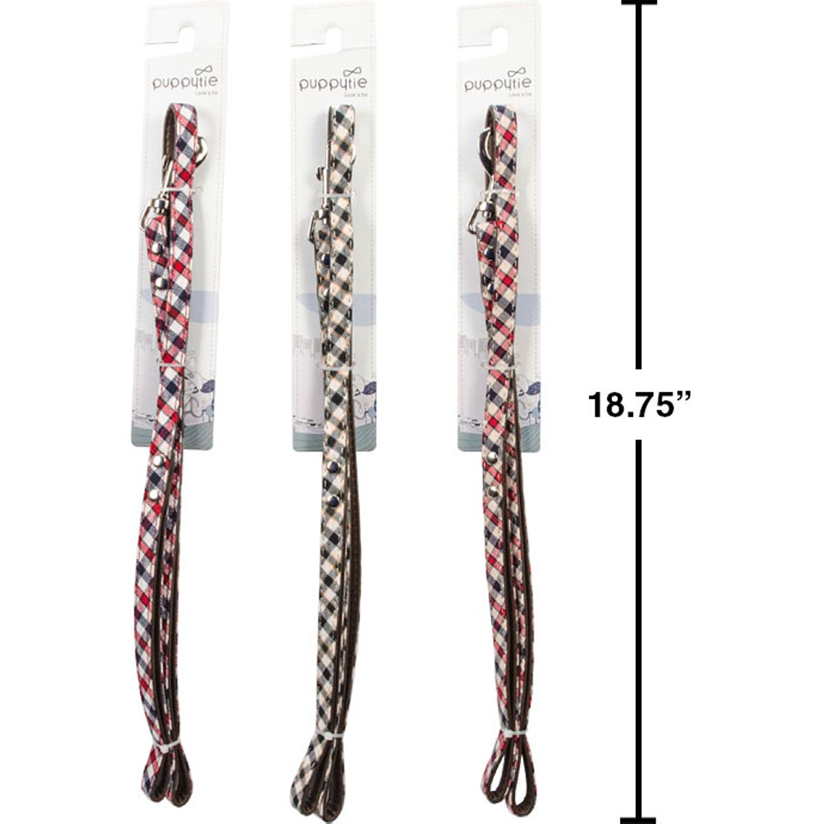 Correa para perros Deluxe de 3/5 "X 47"  (1pza) (Viene en colores variados al azar)