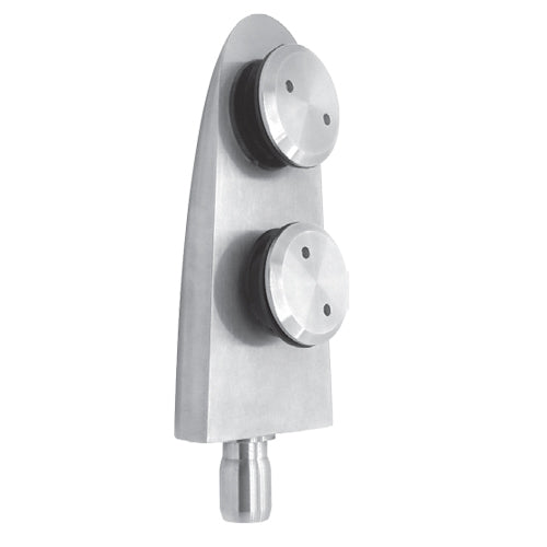 Pivote superior para sobrepanel. Satinado.