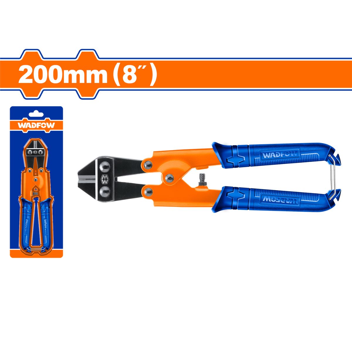 Cizalla 8" chica (200mm) Alicate para cortar alambre. Cabezal de corte de 65Mn. Rango de corte de 3.5mm.