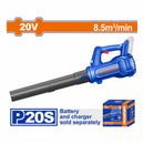 Soplador 20V Inalámbrico. 15000rpm. No incluye batería ni cargador. Blower soplador de hojas