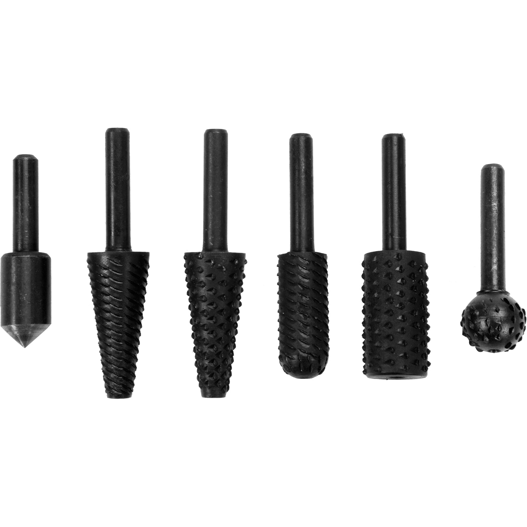 Fresas Limas Rotativas para madera Vástago 6mm. Para Motortool, Dremel