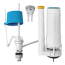 Kit de reparación de tanque inodoro de botón superior. Salida de 2". NESSATI