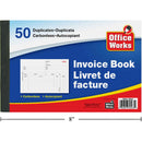 Libro de facturas duplicado, autocopiativo ( ingles) 50 unidades