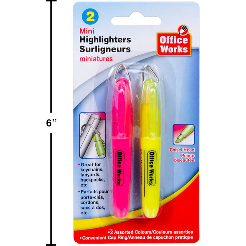 Resaltadores 2 piezas, b / c