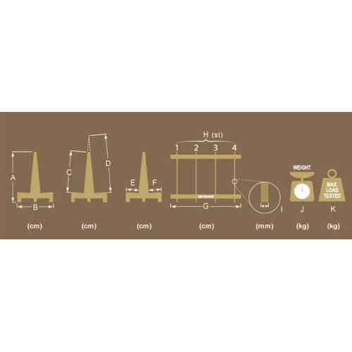 Racks de vidrio chico 180x100 x60 cm. Peso max 750kg. Para armar rapido.  (D5H012.2)