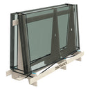 Racks de vidrio chico 180x100 x60 cm. Peso max 750kg. Para armar rapido.  (D5H012.2)