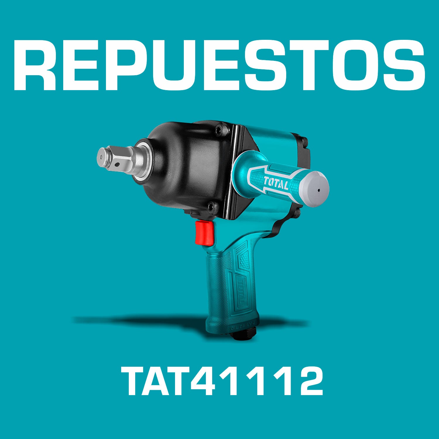 Repuestos Llave de impacto neumática 1 " 4000 rpm. Codigo TAT41112