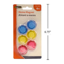 Desk Tech 6-pc Memo Magnetos para notas