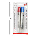 Pegamento transparente roll on de 50 ml, 2 piezas. Pega