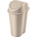 Papelera style con tapa vaivén, 25l, color taupe