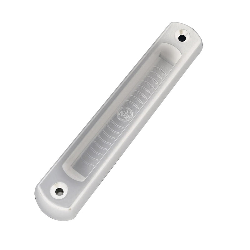 Tirador uñero sobrepuesto para Aluminio. Color Blanco