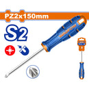 Destornillador Pozidriv 6x150mm Material de la hoja: S2 Tipo de punta: Pozidriv PZ2 Magnético