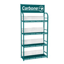 Exhibidor ferretero Carbone Espray L*A*ALT=800*300*1750mm. Capacidad 275 Latas pintura spray