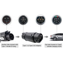 Adaptador de enchufe carga J1772 tipo1 a carro puerto Tipo 2 estandar Europeo