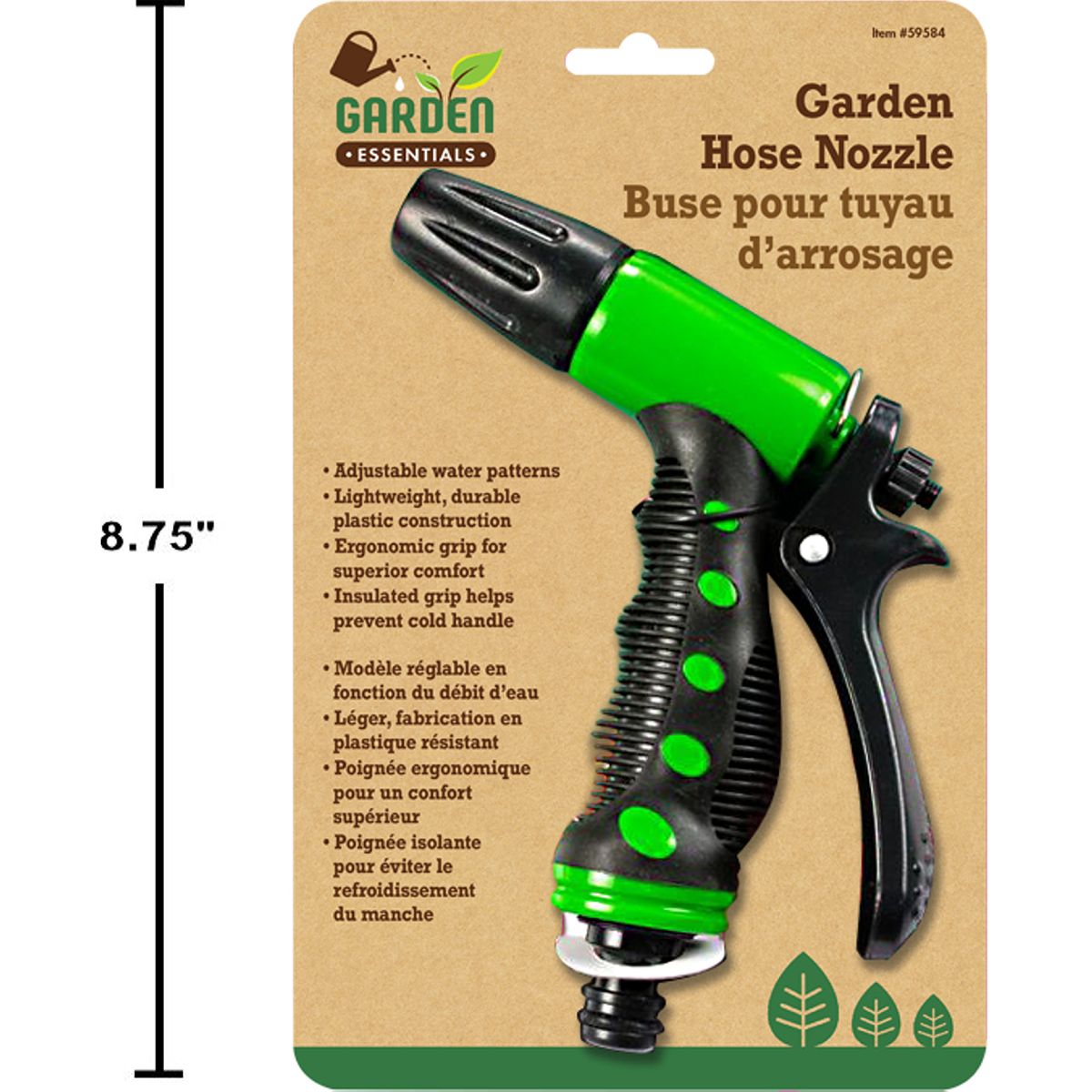 Rociador Pistola de agua para mangueras de jardin