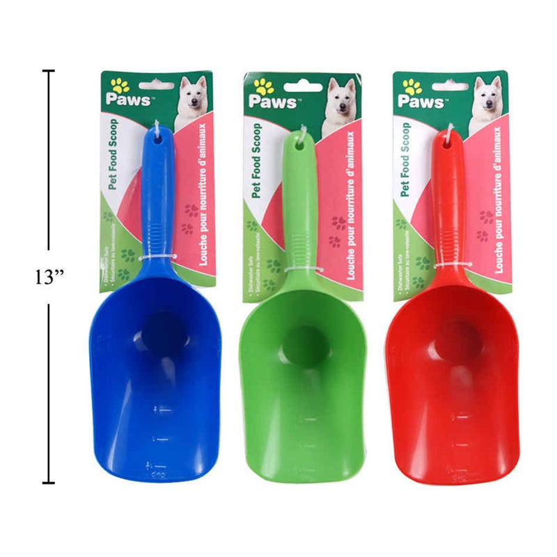 Cuchara de comida para mascotas de 2.5 tazas, (1pza) (Viene en colores variados al azar)