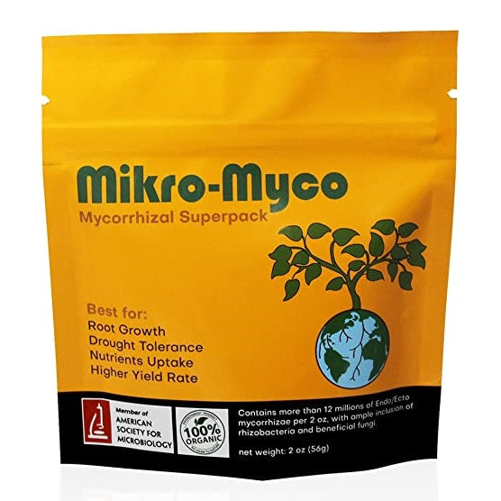 Paquete de micorrizas, polvo de hongos altamente concentrado para plantas y cultivos, 2oz