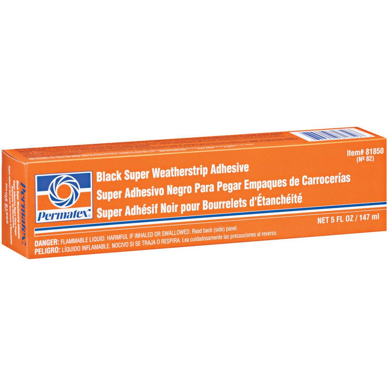 Pegamento para molduras de auto. Color negro Permatex 5 Oz.