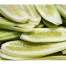 Semillas de pepino, maravilla blanca (100% Heirloom/No Híbrido/No GMO). 10 semillas aproximadamente.