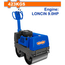 Rodillo aplanador compactador doble aplanadora compactadora Rola Motor de gasolina 6.0 kW (9.0 HP) Peso: 423 kg