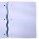 8 x 10,5 Cuaderno de tapa PP de 140 páginas (1pza) (Viene en colores variados al azar)