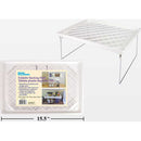 Repisa organizador apilable plegable, 15.5x10.25x7.25 "