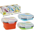 Snak-Pac Envase de comida de silicona de 780 ml, plegable, hermético (colores variados al azar)