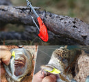 Señuelo reflectivo con anzuelos triples
