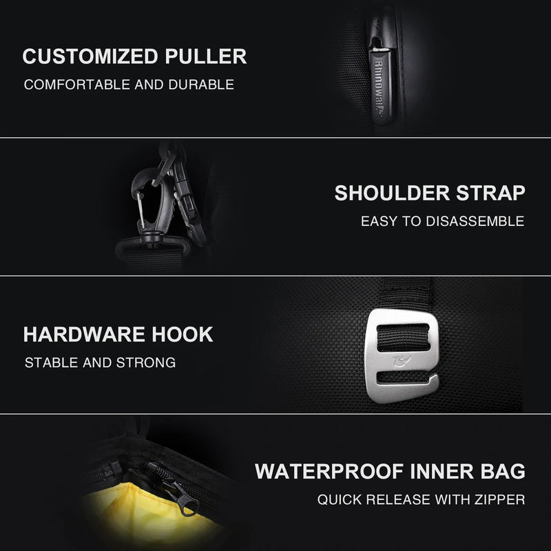 Bolso para Motocicleta Parte Trasera 10L Amarillo