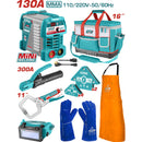 Maquina de Soldar Mini 130A MMA 300A Incluye un Set de 8 accesorios para soldar