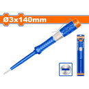 Lápiz medidor probador de voltaje. Tamaño de ranura: 3 x 140mm. AC 100-250V