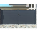 Perfil Lama para Puertas - Fijos - Portones. Espesor 1.2 mm. Largo 5.85 mts. Acabado Madera