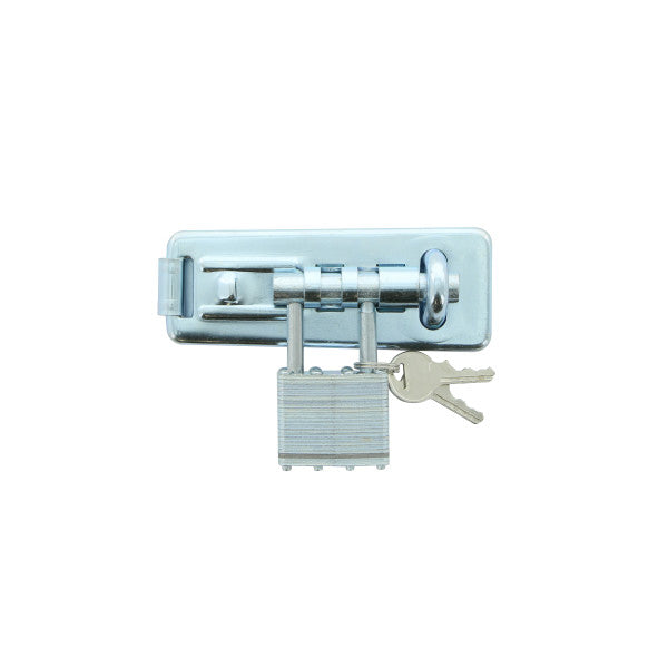 Aldaba de seguridad de 4-1/2" con candado de 1-3/4"