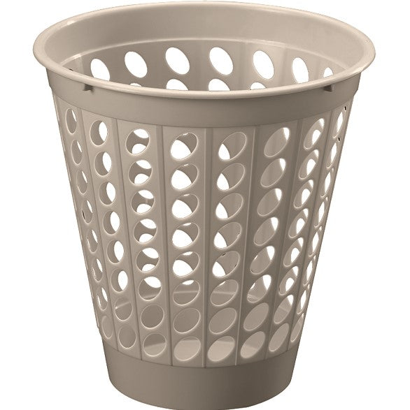 Papelera calada, 5l, color taupe