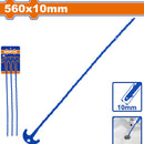 Destapacaños Limpiador de Drenaje tipo cepillo 560x10mm. Elimina cabellos y destapa baño. Set (3)