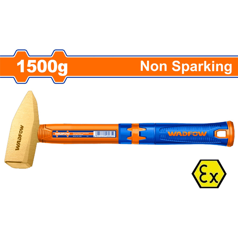 Martillo Forjado Antichispa 1500g. Mango fibra de vidrio.