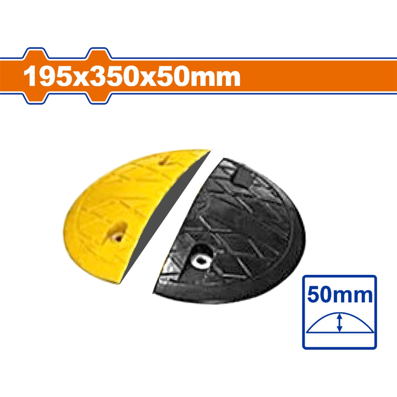 Topes para Policia Muerto.195×350×50mm. Set de 2 piezas. Finales para Reductor Vial.