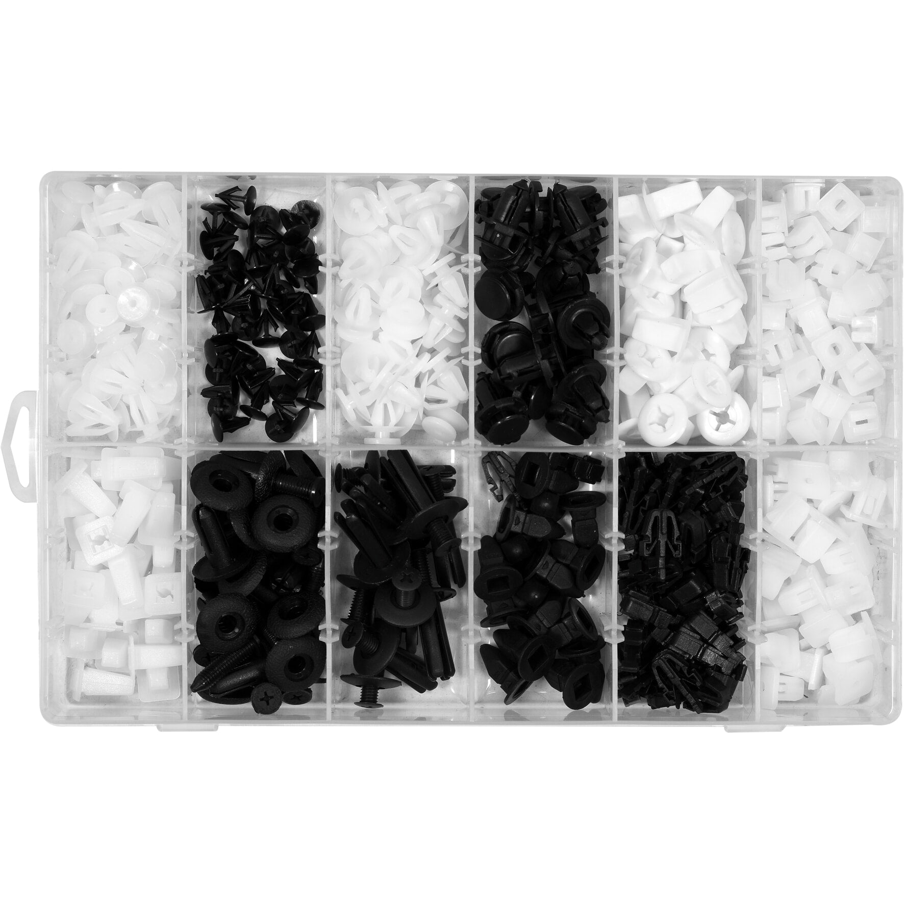 Clips de retención a presión automóvil remaches plástico sujetadores MITSUBISHI 370PCS