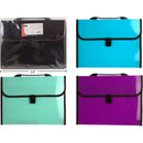 Organizador archivos 13 paquetes Tam.carta asa solapa de bloqueo (1pza)(colores variados al azar)