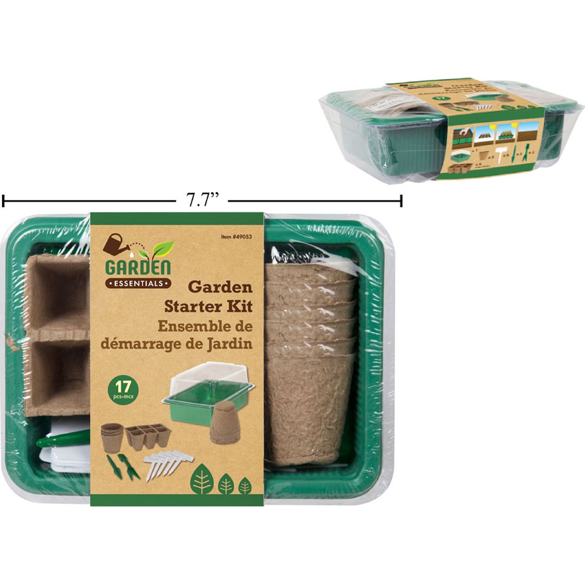 Juego de cultivo de jardín de 21 piezas, 7.7 "x5.5" x2 "