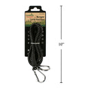 Bungee elasticos de camping para amarre soga con ganchos 8 mm x 90 cm