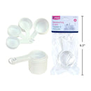 Luciano 4 piezas Taza de medir cucharas de medida