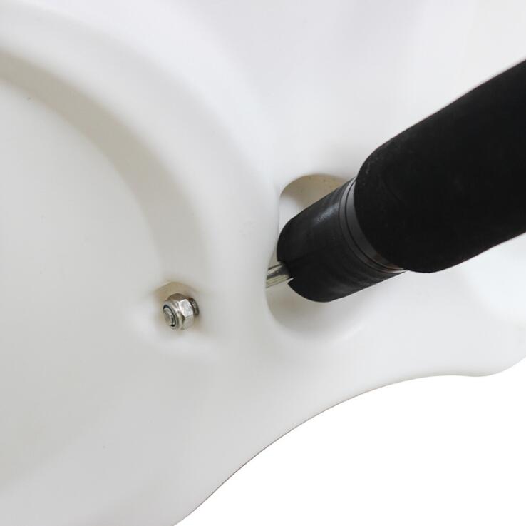 Cinturón arnés soporte de caña pesca Azul