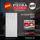 Piedra Flexible Art Stone white panel 570 x 270 mm (6 - 10 mm) 16 Pc/ box (2.46 m2)